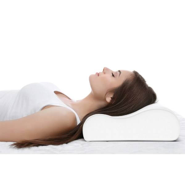 Vista 3 de Almohada Ergonómica TheraCurve TM210 | Diseño Contour para un Sueño Reparador
