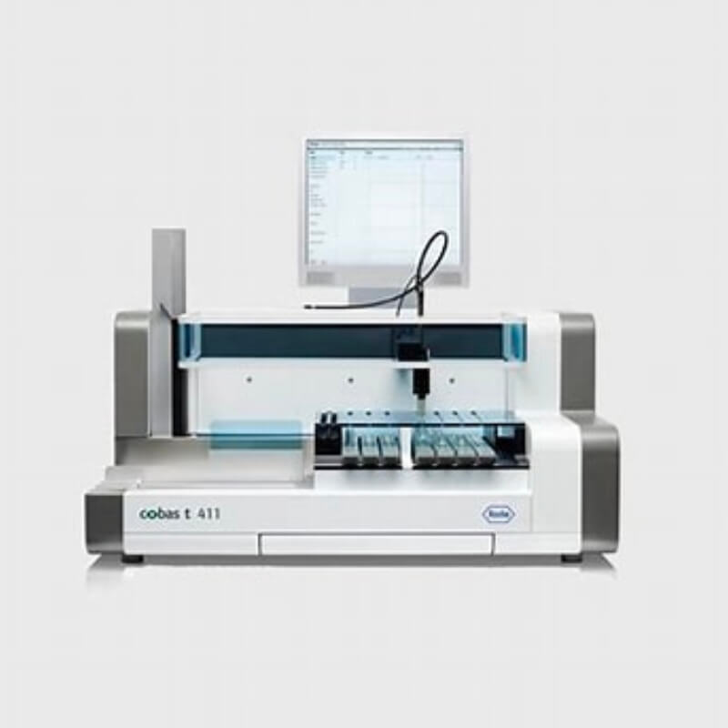Analizador automatizado de coagulación Cobas t411, Roche