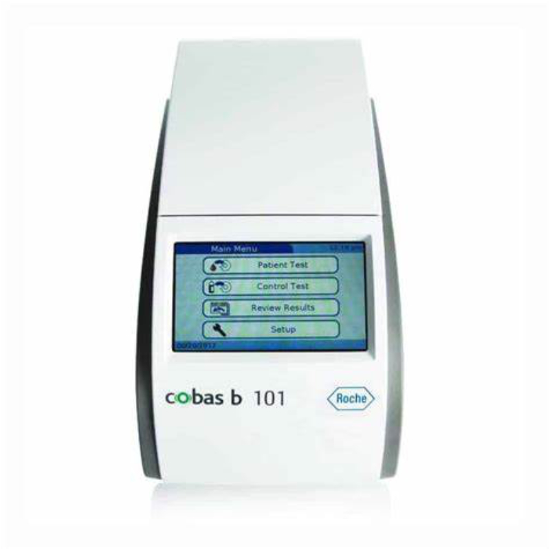 Analizador automatizado de tiras y sedimento urinarios Cobas b 101, Roche