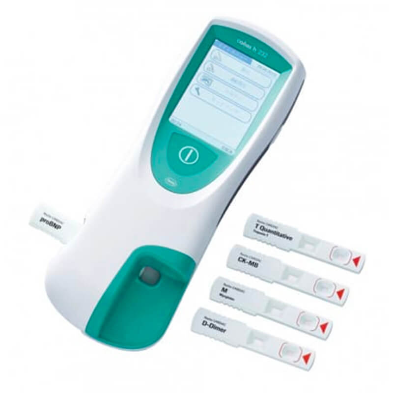 Analizador POC portátil para marcadores cardiacos cobas h 232, Roche