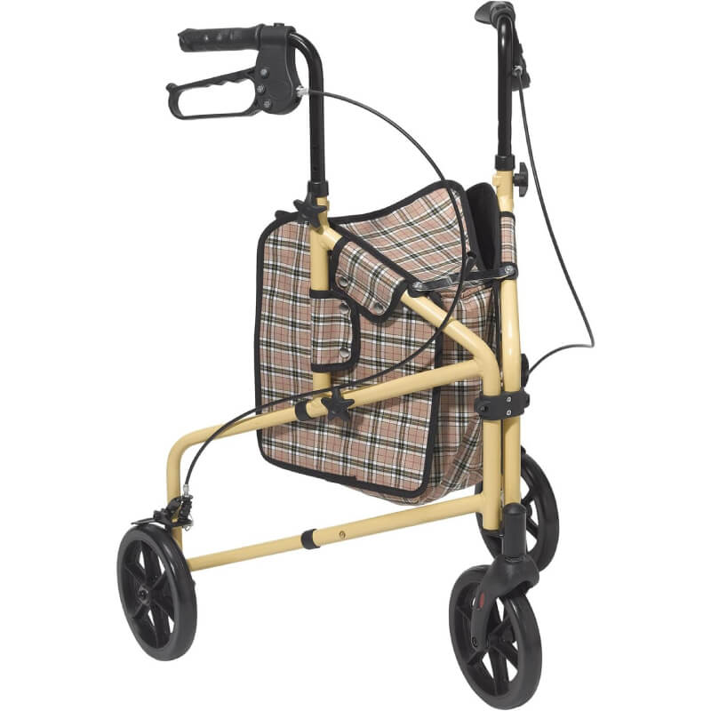 Andador de aluminio de 3 ruedas winnie lite supreme
