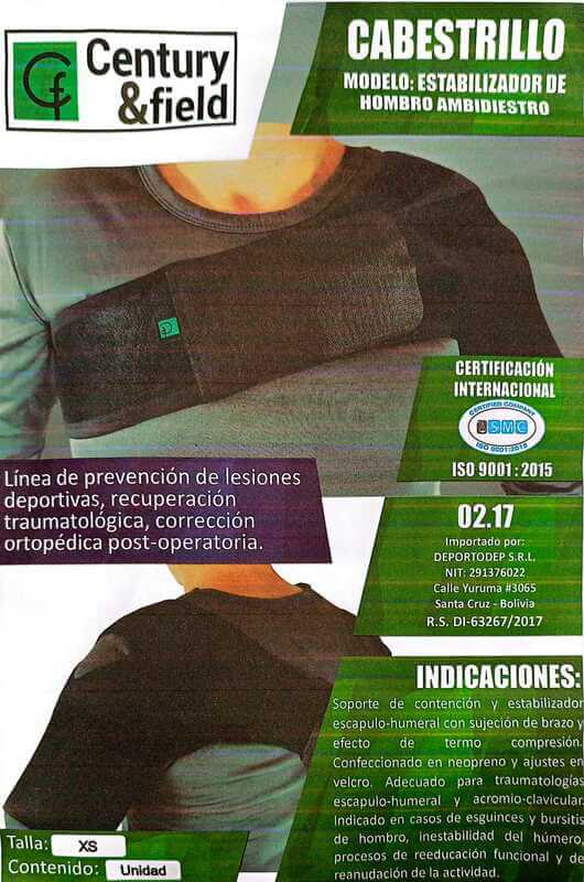 CABESTRILLO ESTABILIZADOR DE HOMBRO AMBIDIESTRO