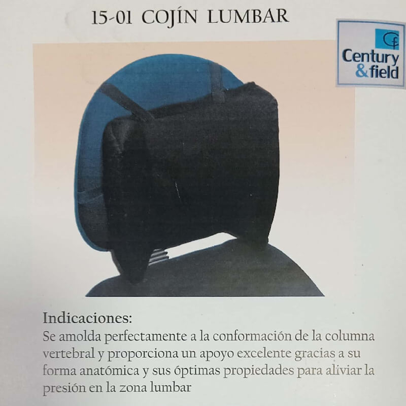 Cojín lumbar Talla S