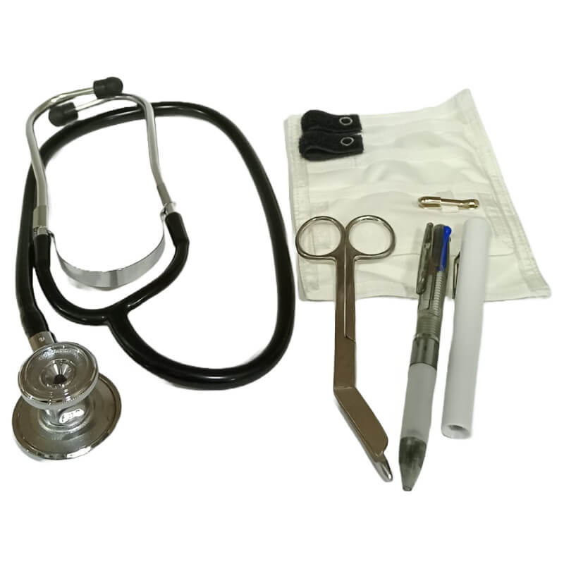 ESTETOSCOPIO CON CAMPANA DOBLE ADULTO-PEDIATRICO 56CM CON KIT DE REPUESTO ADC