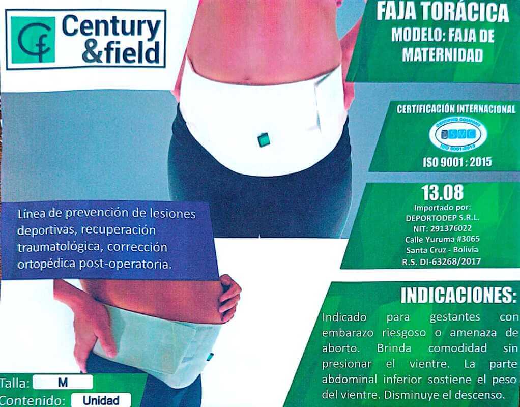 FAJA TORACICA DE MATERNIDAD