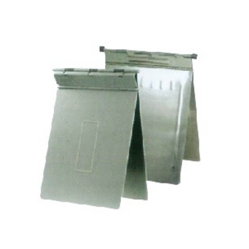 Folder para historias clínicas de acero inox. AMD