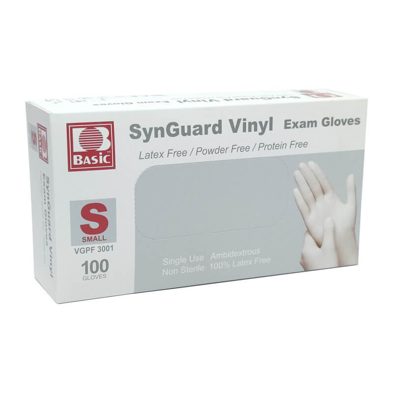 Vista 2 de Guantes de Examen Sintéticos de Vinil