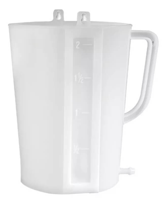 Jarra plástica para irrigador Capacidad de 2 Litros SILFAB