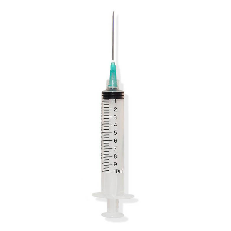 Jeringa descartable 10ML, Caja x 100 Unidades