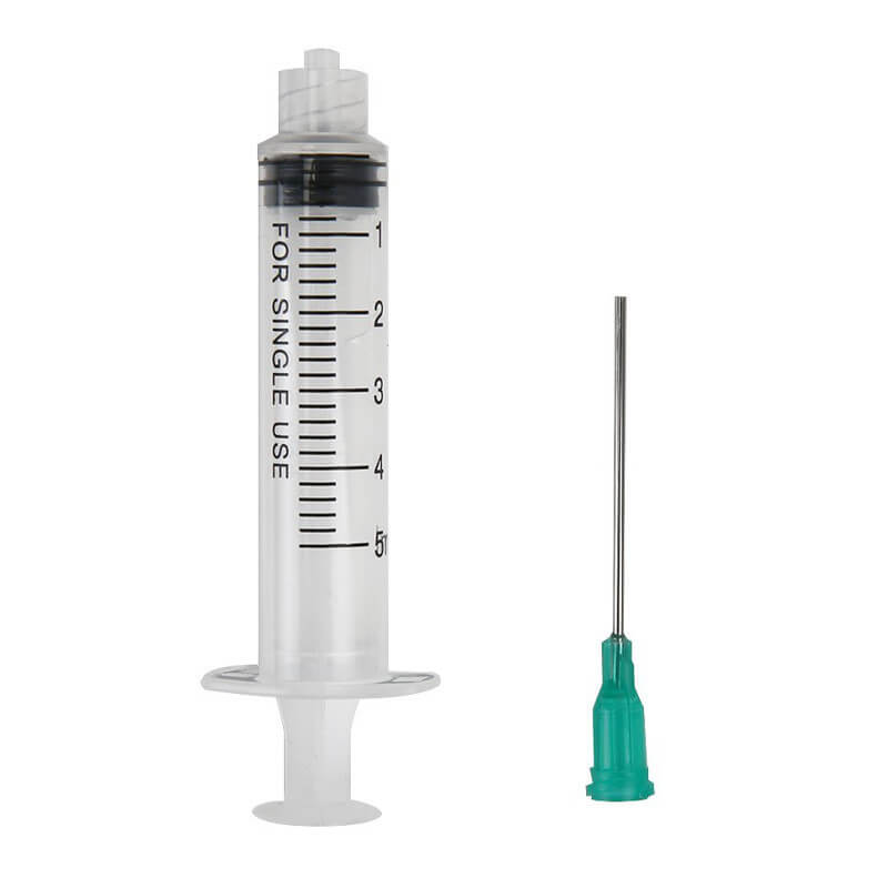 Jeringa descartable 5ML, Caja por 100 Unidades
