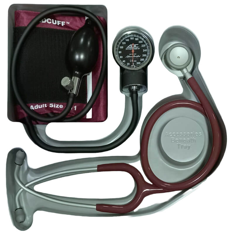 KIT Tensiómetro Aneroide y Estetoscopio ADC