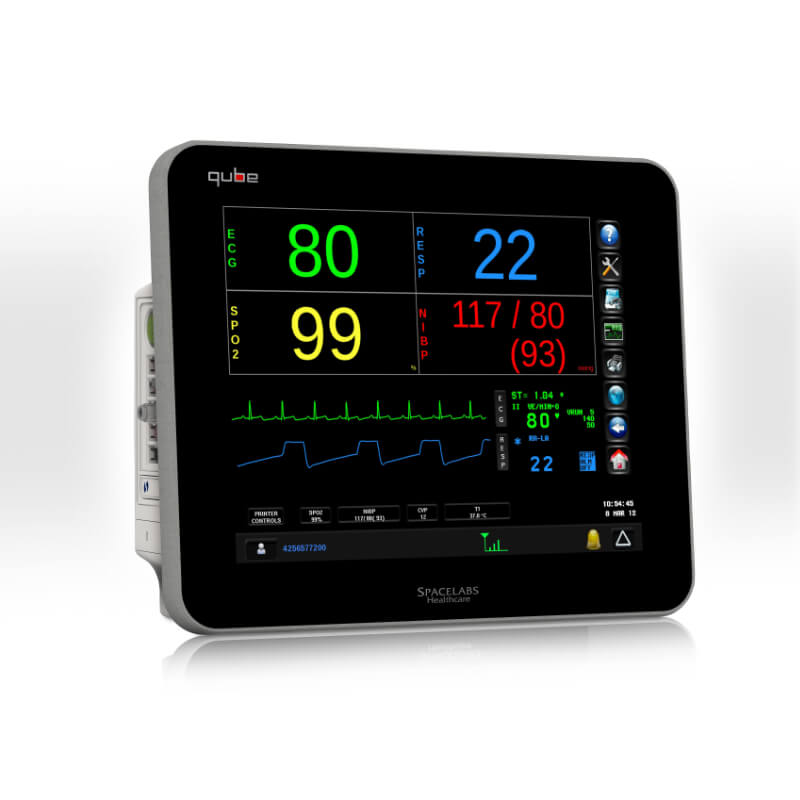 Monitor de signos vitales modular Qube, Spacelabs