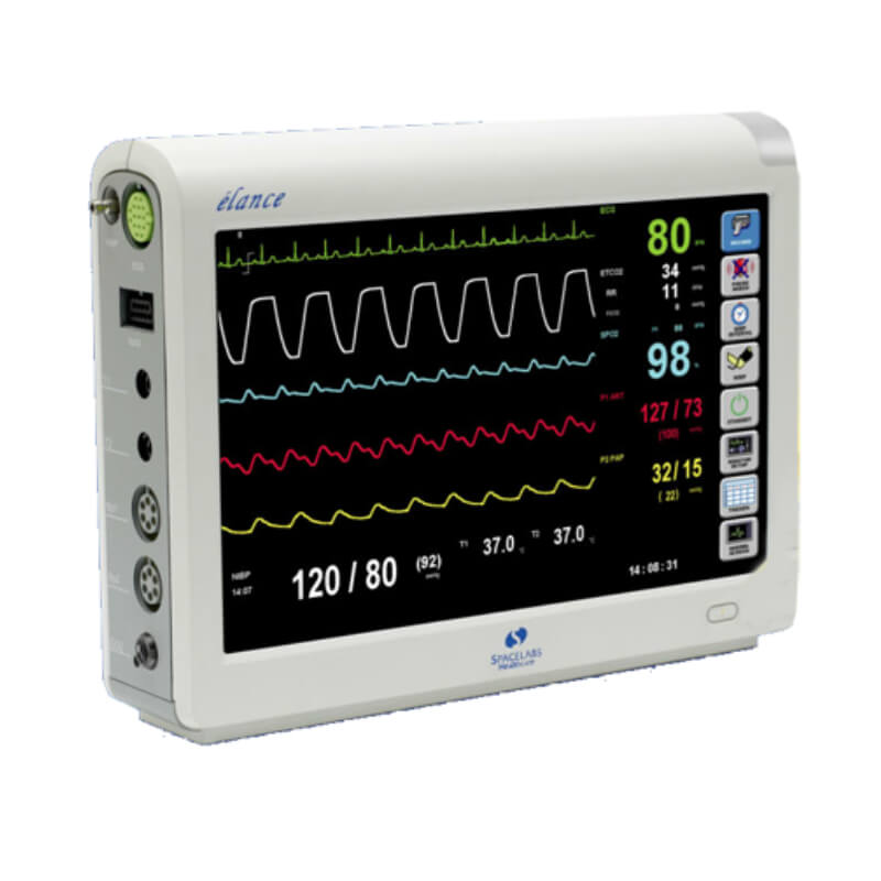 Monitor de signos vitales preconfigurado Elance, Spacelabs