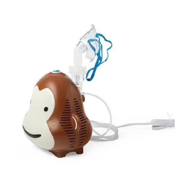 Vista 2 de Nebulizador Pediátrico Medline Aeromist Buddies - Mono | Compacto y Divertido para Niños