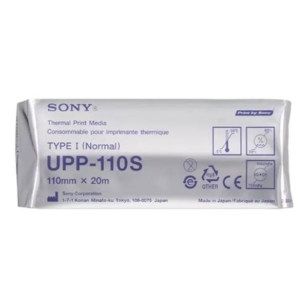 Papel Térmico Rollo para Ecografía Sony UPP-110S | Compatible con Equipos Sony