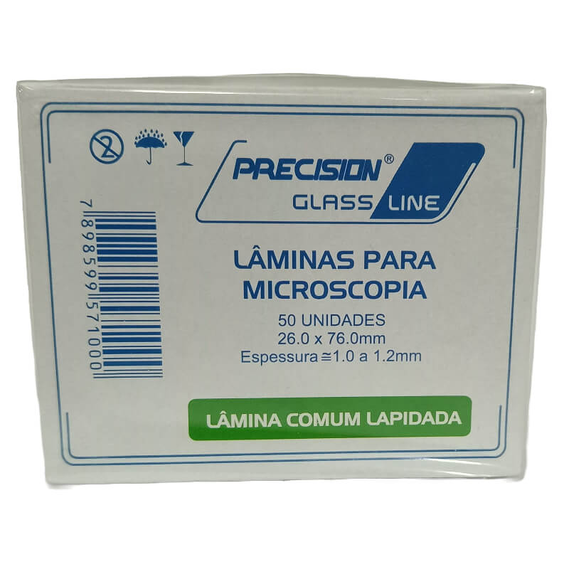Porta Objetos Sin Esmerilar 50 unidades Precisión Glass Line 26.0 x 76.0mm