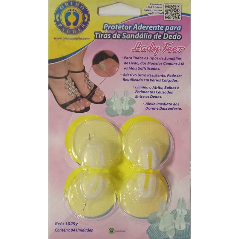 Protector adherente para tiras de Sandalia de dedo ORTHO PAUHER