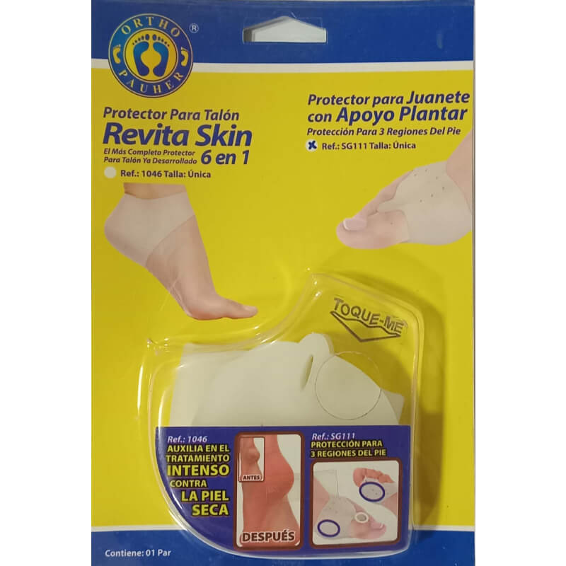 Protector para JUANETE con APOYO PLANTAR Material Gel Polímero