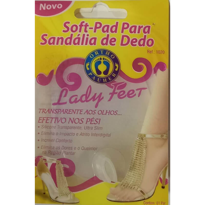 Soft-Pad para dedo de la sandalia transparente ORTHO PAUHER