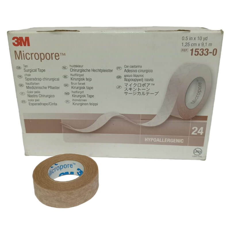 Tela micropore color beige 1/2" 3M