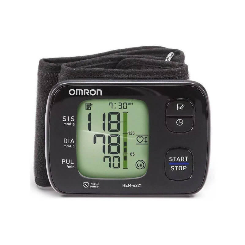 Tensiómetro Digital de Muñeca Automático HEM-6221 OMRON