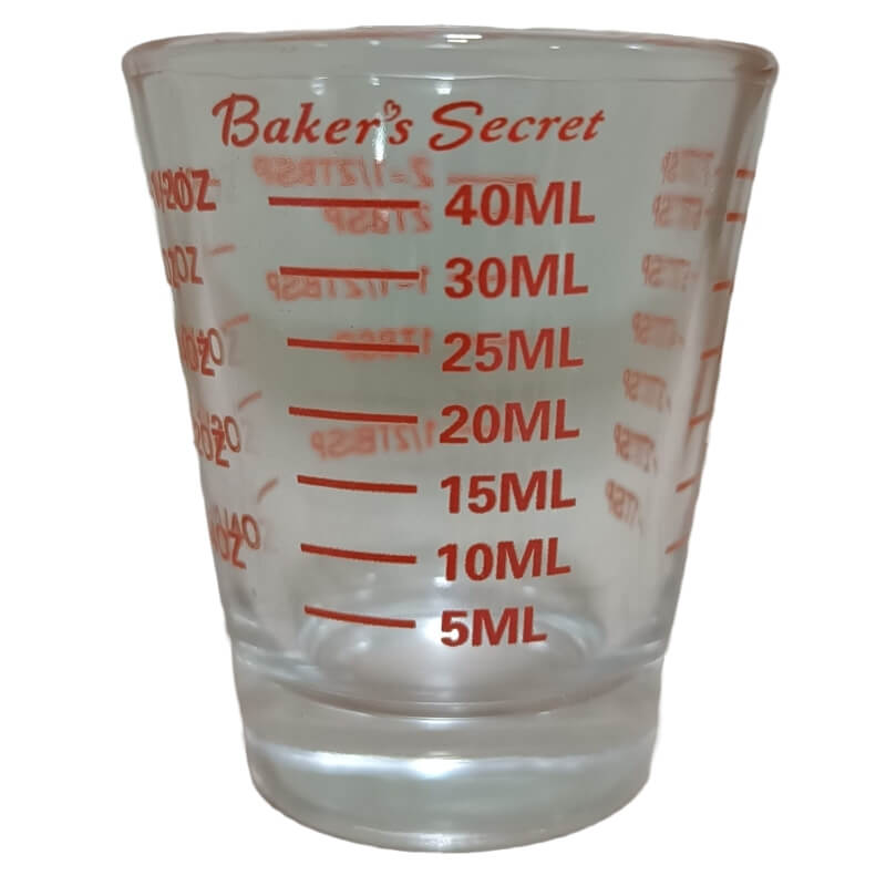 Vaso medidor de vidrio 40ml